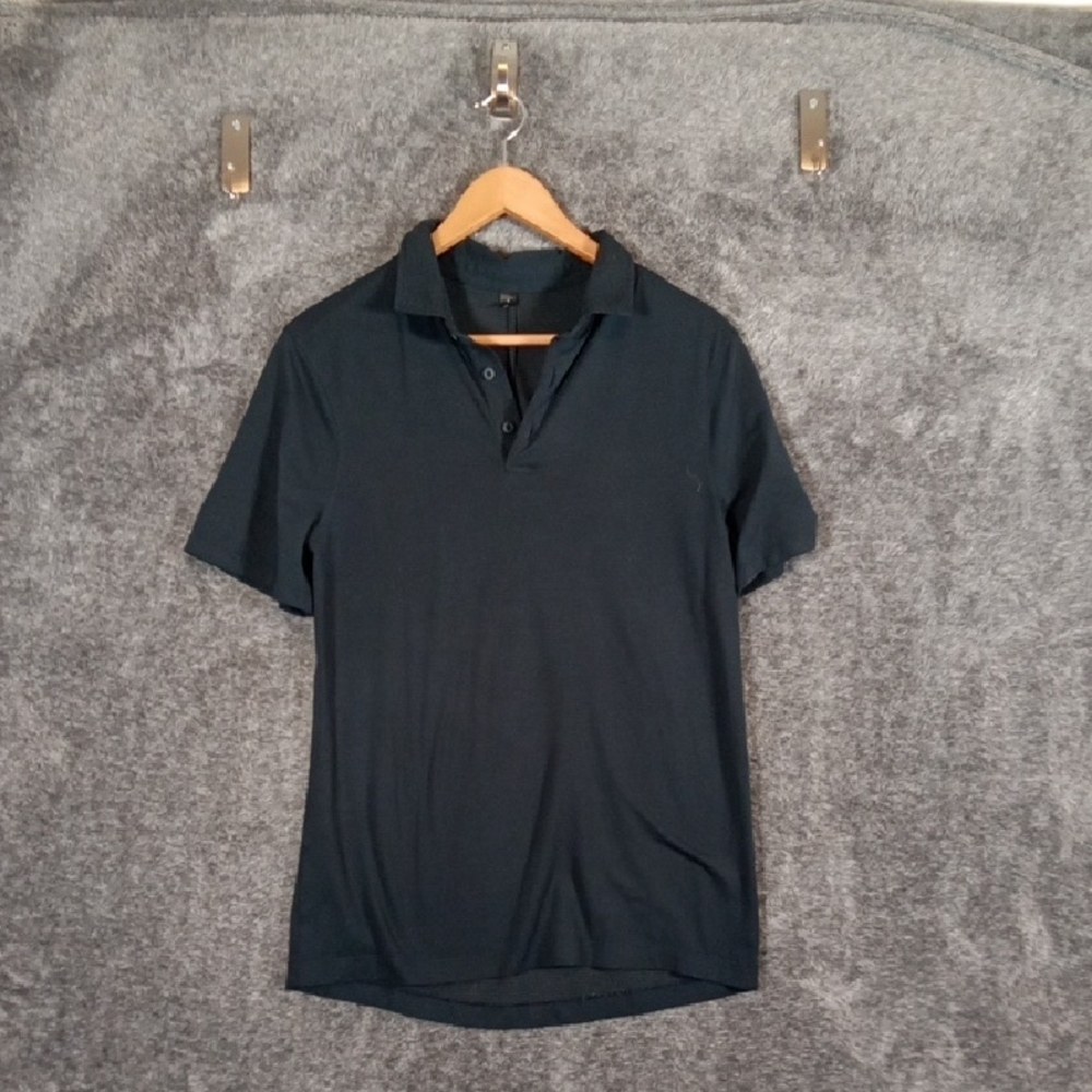 lululemon athletica Blue Polo Shirt Golf Outdoors Mens Size Small